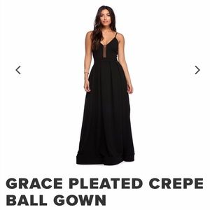 Black Ball Gown/ Prom Dress